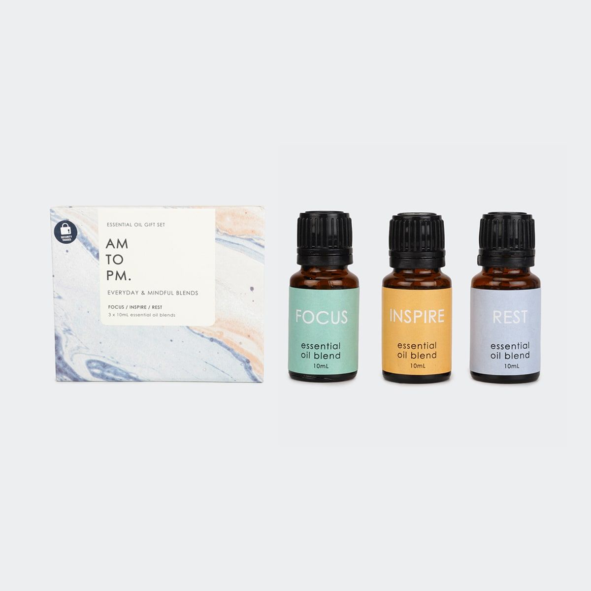 3 Pack AM to PM Everyday and Mindful Essential Oil Blend Gift Set 30ml