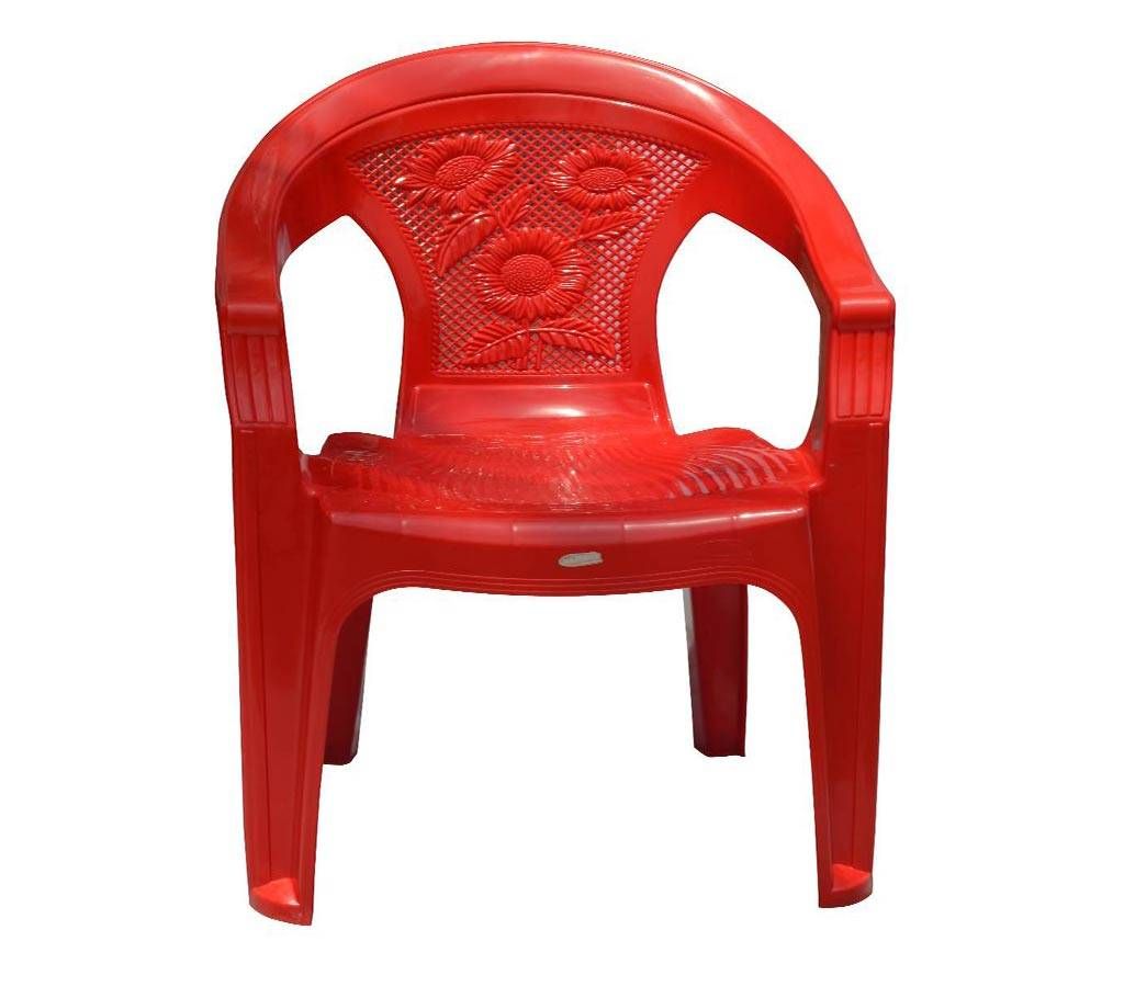 HAMKO HPF01-07 Plastic Garden Super Chair - Red