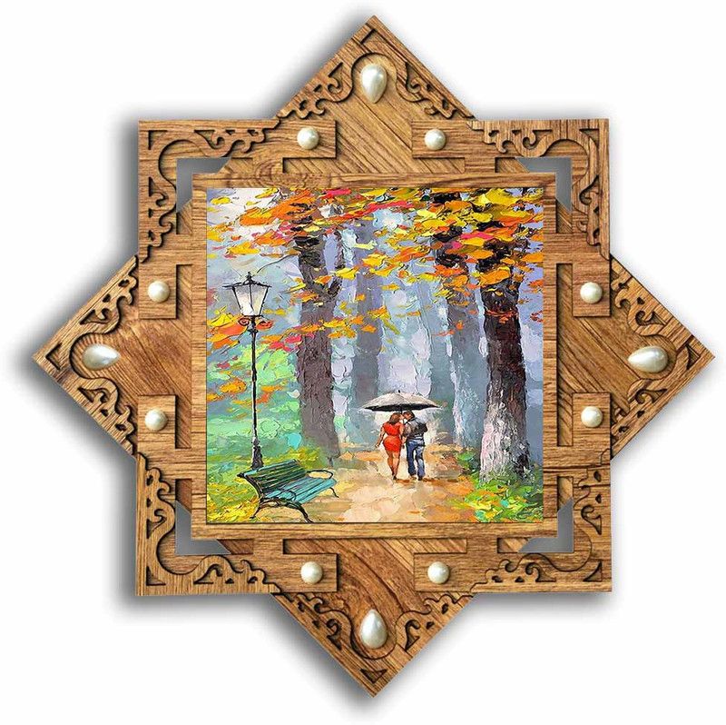 Poster N Frames Digital Reprint 16.5 inch x 16.5 inch Painting  (With Frame)