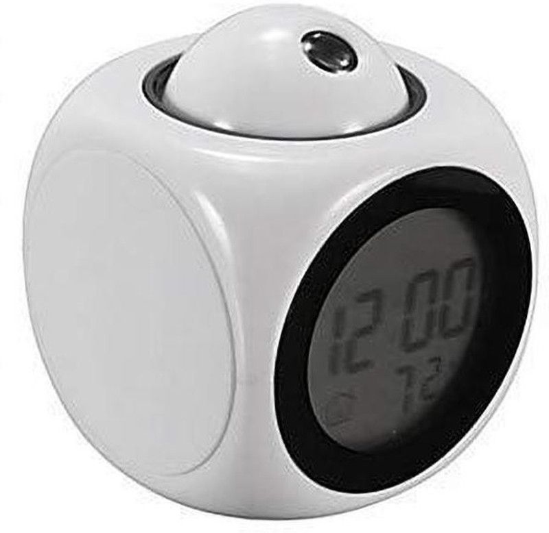 Ladila Digital White Clock