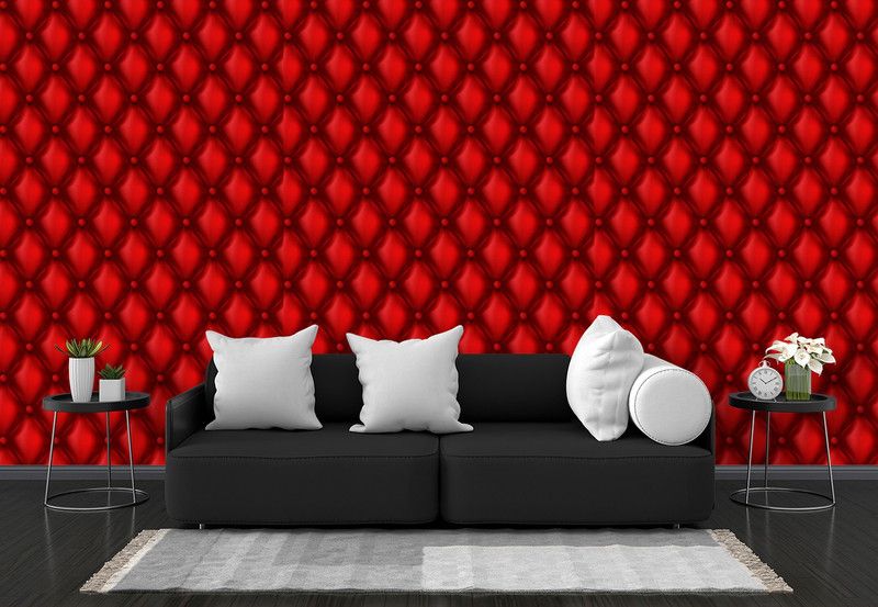 Imagine Printing Solutions Decorative Red Wallpaper  (318 cm x 40 cm)