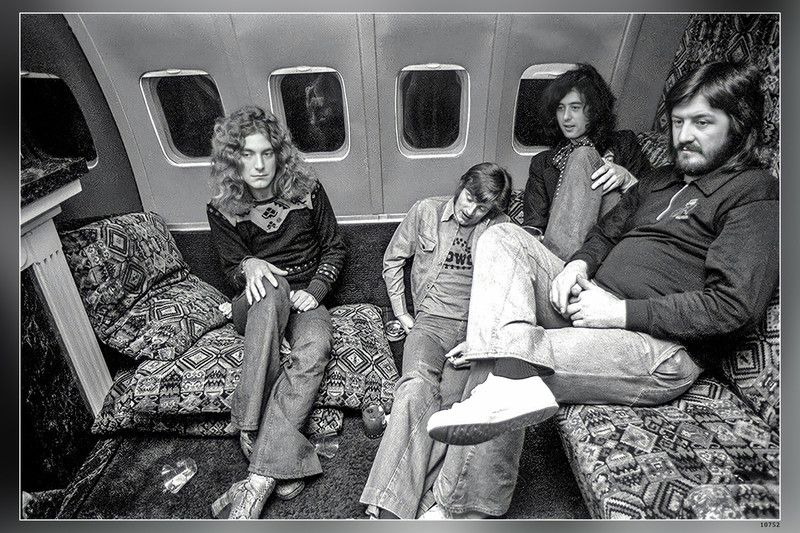 Led Zeppelin Jimmy Rock Music Band Jimmy Page Robert Plant John Paul Jones John Bonham Matte Finish Poster Paper Print  (12 inch X 18 inch)