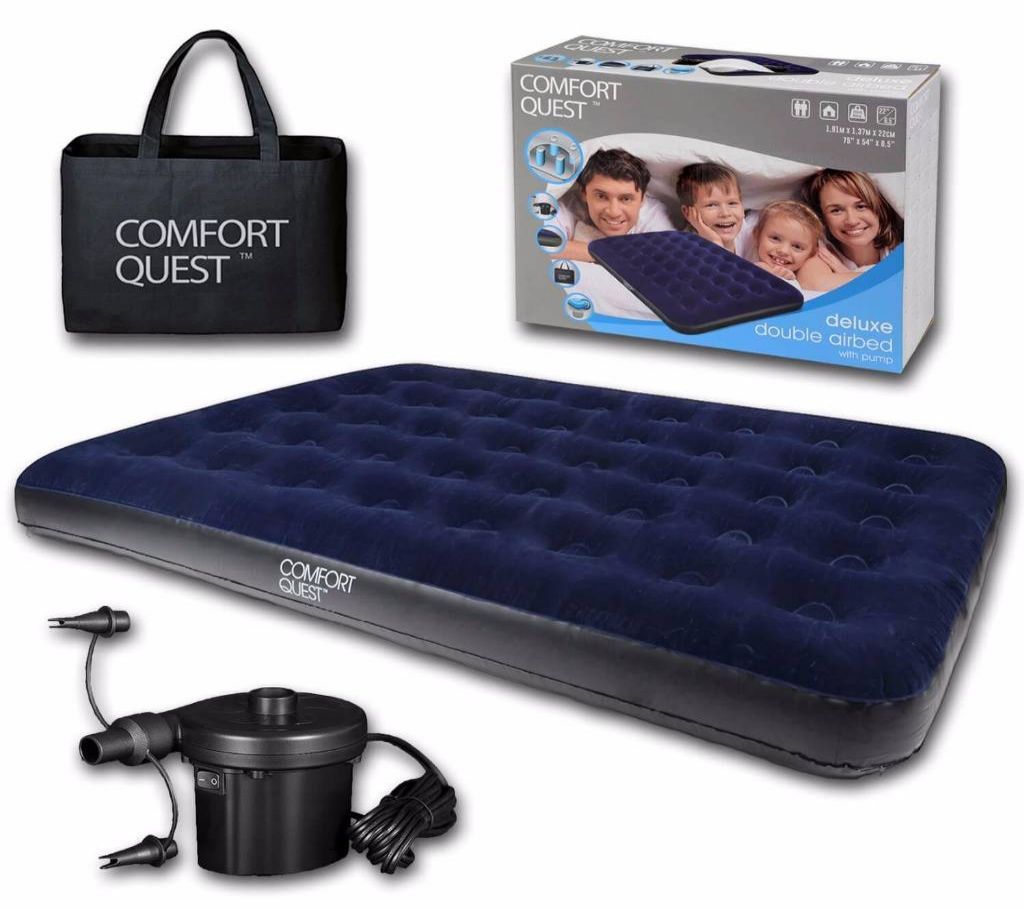 INTEX Inflatable Double Air Bed With Free Pumpers