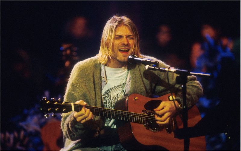 Nirvana Kurt Cobain Wall Poster For Room With Gloss Lamination D57 Paper Print  (12 inch X 18 inch)