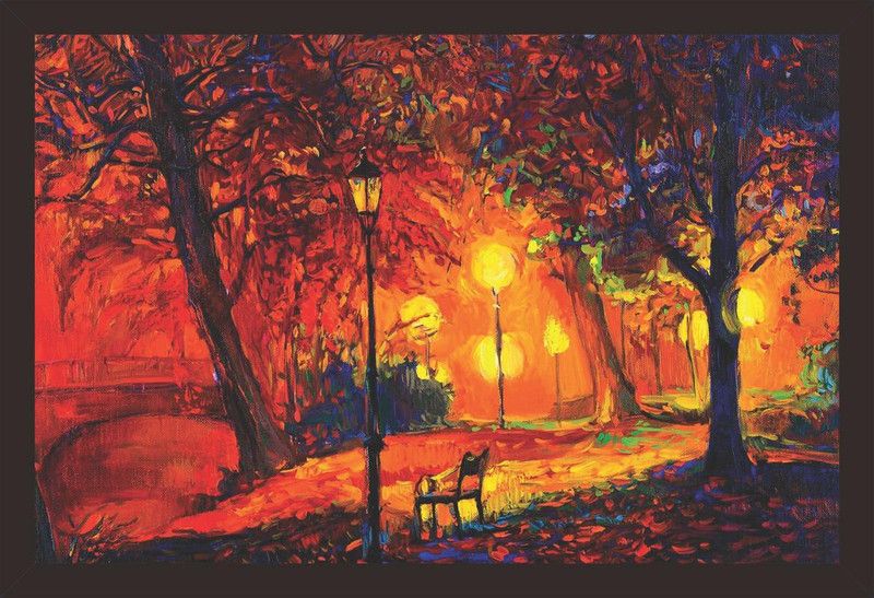 Mad Masters Painting Digital Reprint 12 inch x 18 inch Painting  (With Frame)