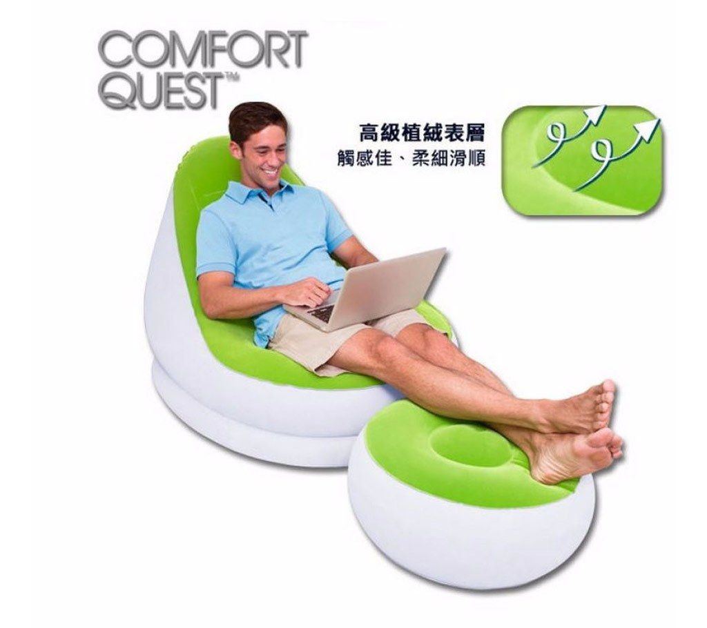 2 in 1 Inflatable Sofa Set with Pumper