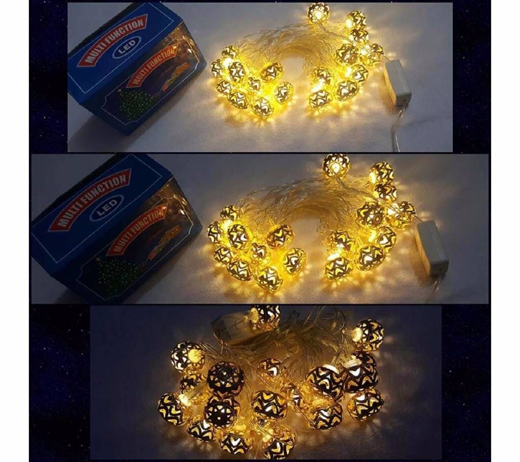 LED Steel Case Ball design fairy light