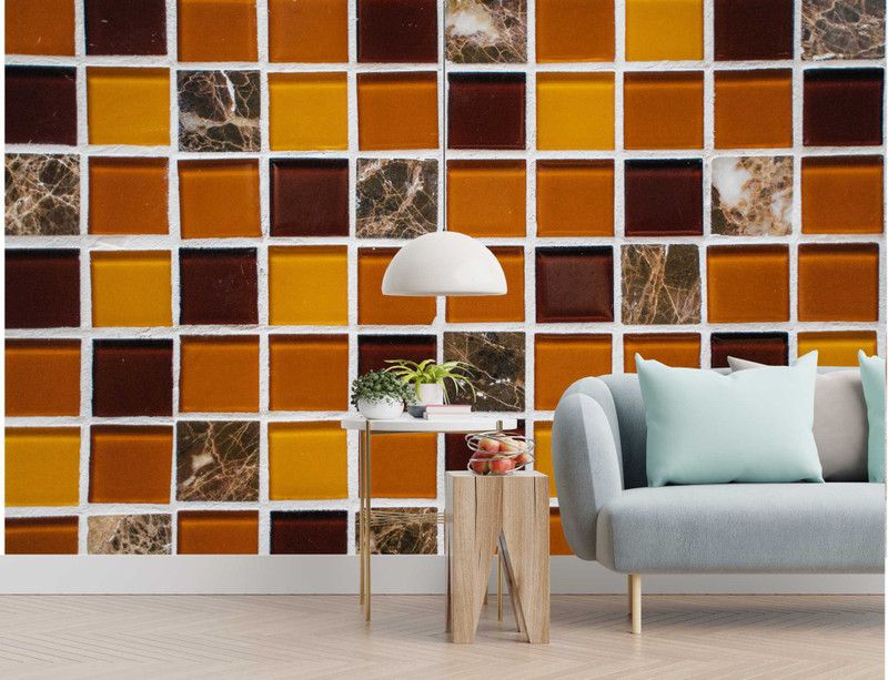 DecorNet Abstract Multicolor Wallpaper  (245 cm x 42 cm)
