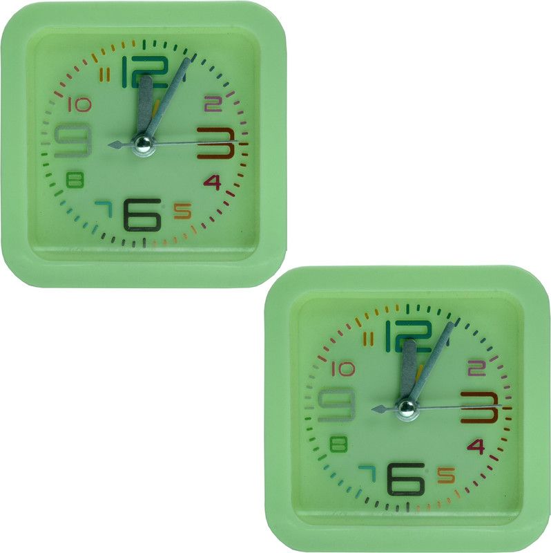 JMALL Analog Green Clock
