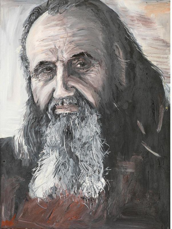 Pitaara Box Portrait Of A Priest Unframed Wall Art Painting Print Canvas 21.5 inch x 16 inch Painting  (Without Frame)
