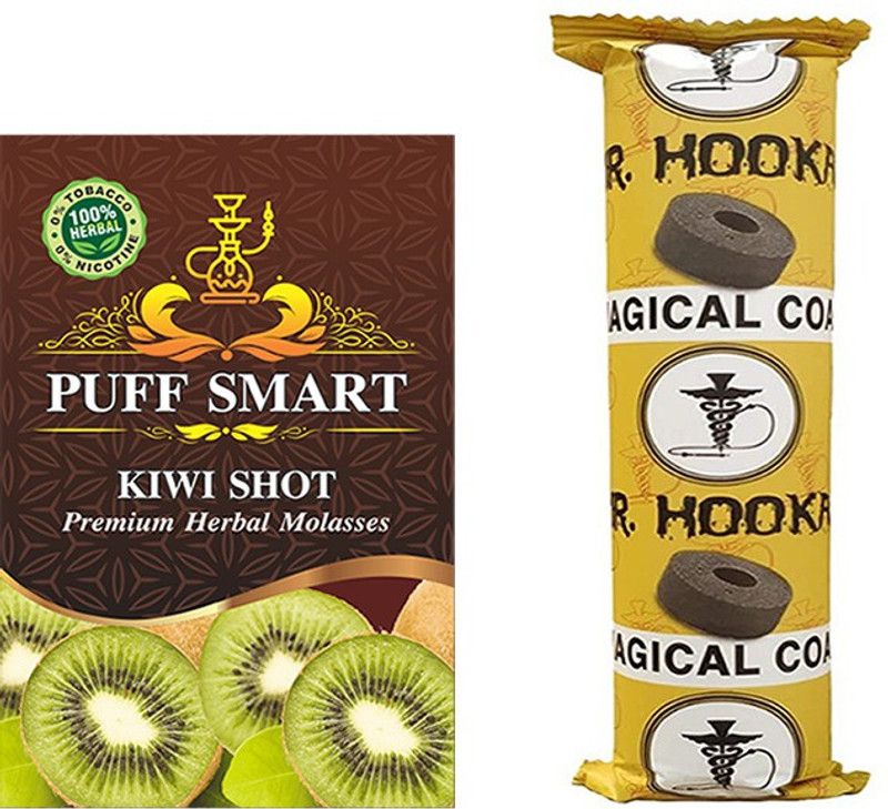 Polo Coal With Premium Herbal Flavor Kiwi Shot Hookah Flavor  (100 g)