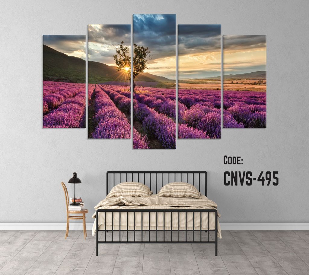 CNVS-495 Morning Nature Wall Canvas Art Prints 48 inch x 24 inch