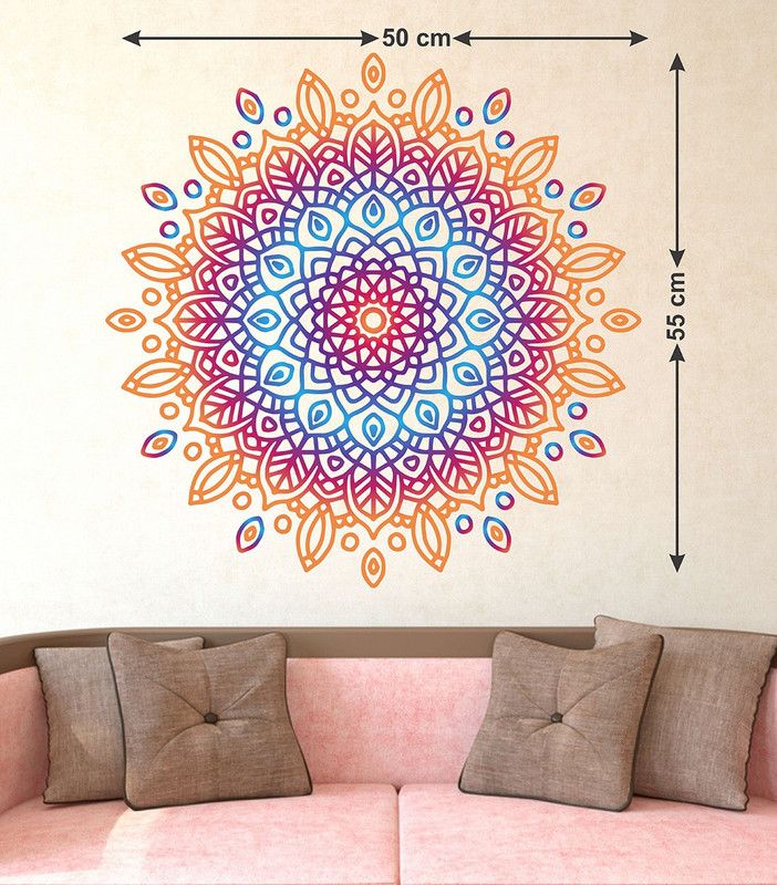 Zampyy 55 cm Welcome Design | Wall Stickers |PVC Vinyl| Non-Reusable Sticker | Self Adhesive Sticker  (Pack of 1)