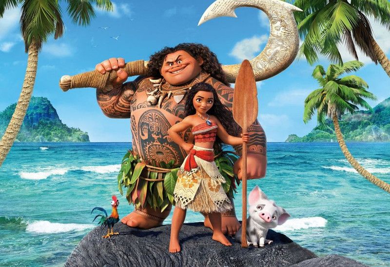Poster Disney Moana 4K 8K Large Poster (36 X 24 Inch, Multicolour) Fine Art Print  (24 inch X 36 inch, Rolled)
