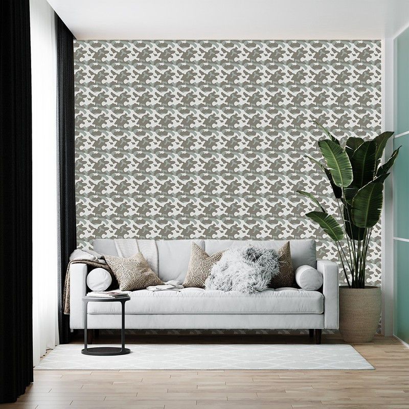 BRITISH TERMINAL Abstract Multicolor Wallpaper  (200 cm x 45 cm)