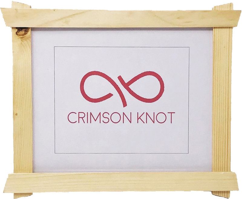 Crimson Knot Wood Personalized, Customized Gift Best Friends Reel Photo Collage gift for Friends, BFF with Frame, Birthday Gift,Anniversary Gift Wall  (Brown, 1 Photo(s), 8 x 10 in)