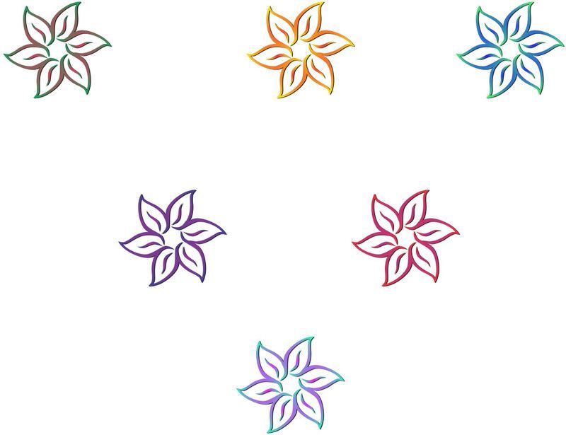 SUDARSHAN STICKER 113 cm Multi Color Decorative Abstract Floral Wall Sticker (113 cm x 145 cm) Self Adhesive Sticker  (Pack of 1)