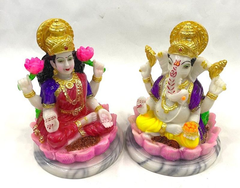 SPSStore Decorative Showpiece - 14 cm  (Marble, Multicolor)