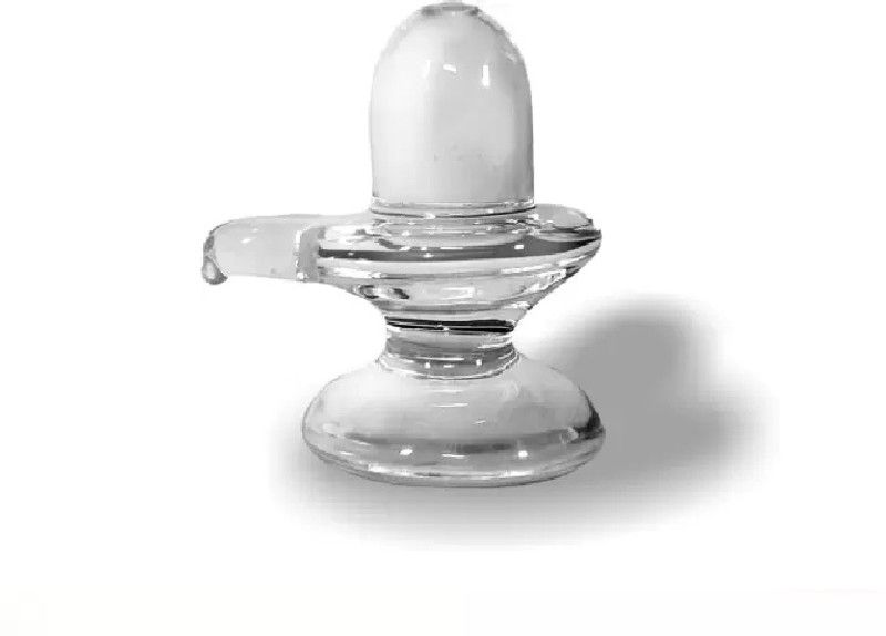 Sitare Decorative Showpiece - 6 cm  (Glass, White)