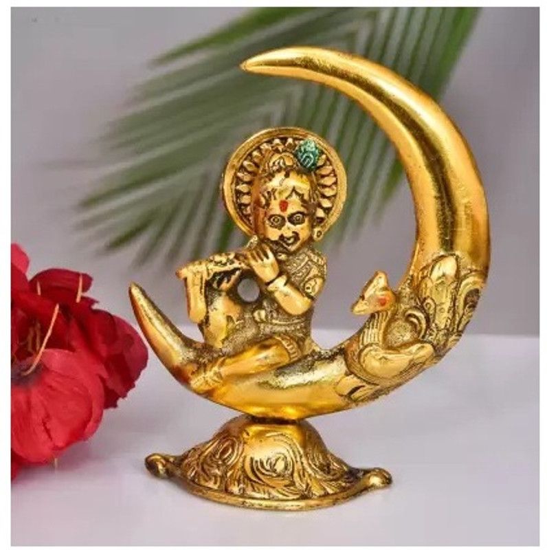 BZ Device Decorative Showpiece - 15 cm  (Aluminium, Metal, Gold)