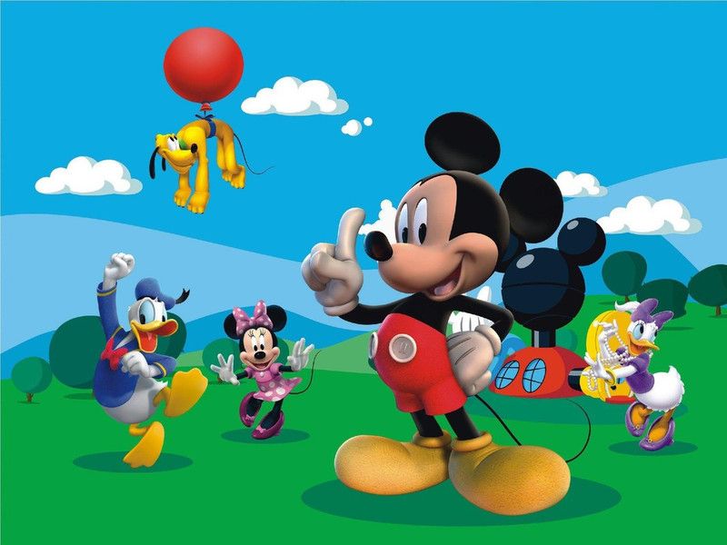 Mickey Multicolour Photo Paper Print Poster Photographic Paper Photographic Paper  (12 inch X 18 inch)