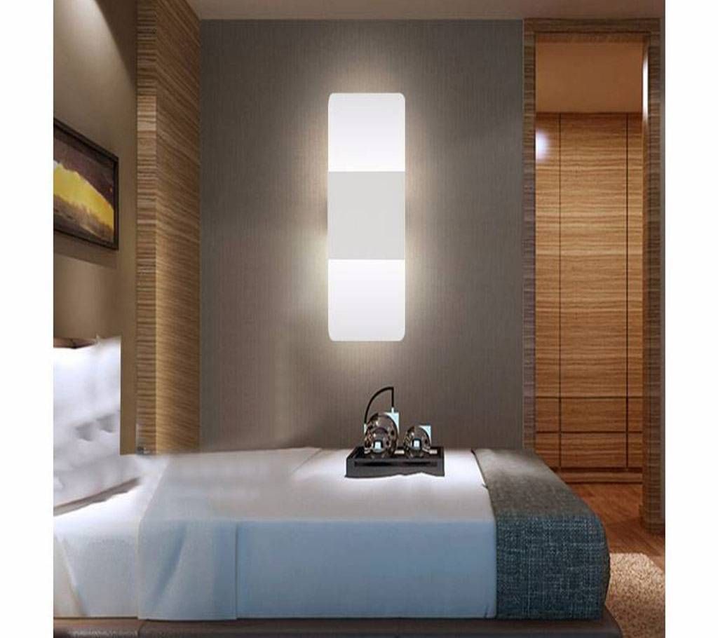 AC85-265V  Wall Mounted Led Acrylic Wall Lamp Decorative Living Room