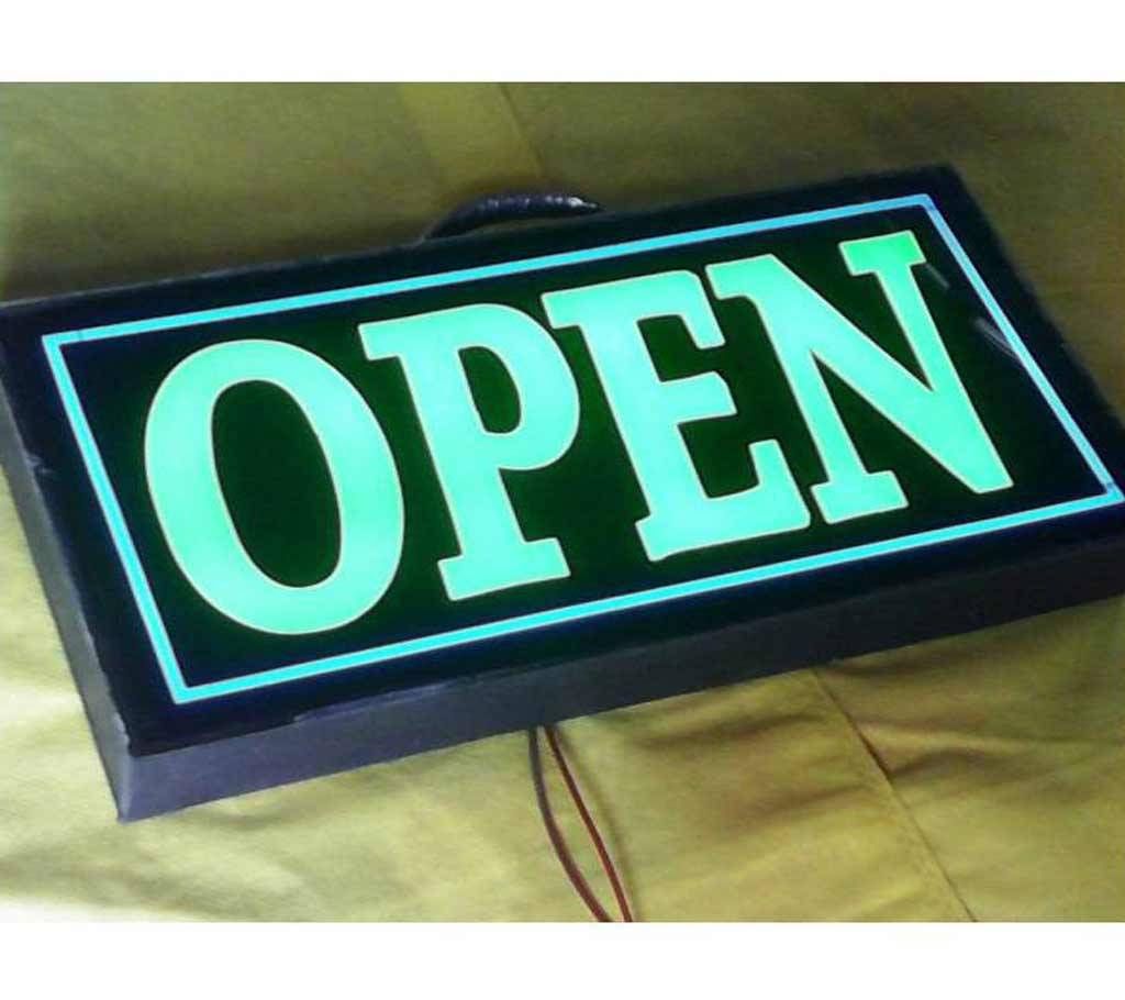 Portable Green Led Open Sign