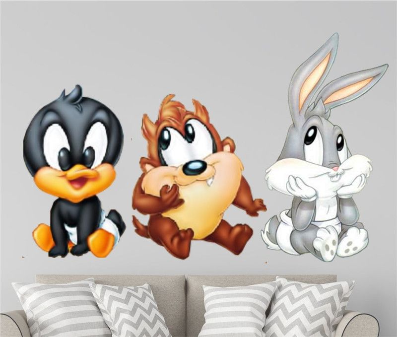 balkrishna wall stickers 60 cm cartoon,illustration,animation,costume design,animated cartoon sticker Size-60x38cm297 Self Adhesive Sticker  (Pack of 1)