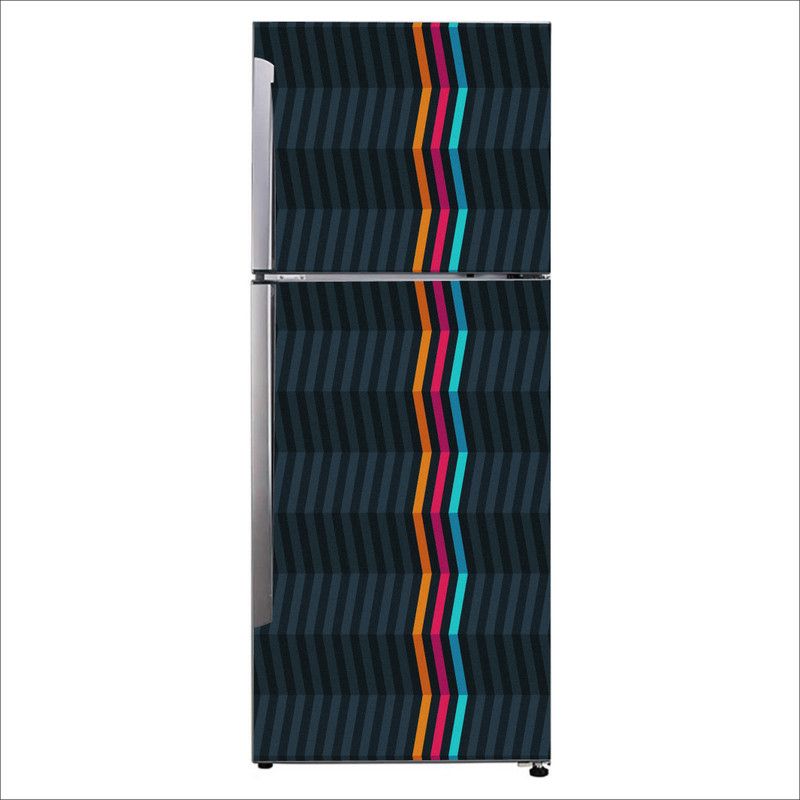 Advait Designs 60 cm Advait Designs Decorative abstract digital graphics art Extra Large Fridge Sticker Self Adhesive Sticker  (Pack of 1)