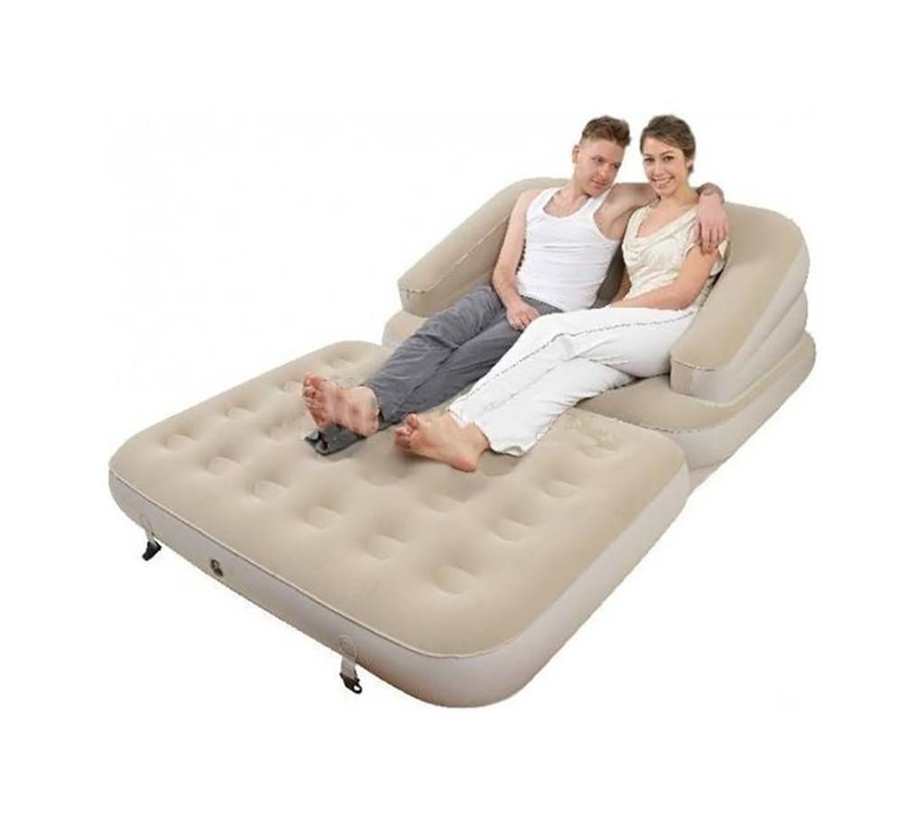 Convertible Lounge Queen Air Bed Matte - Double