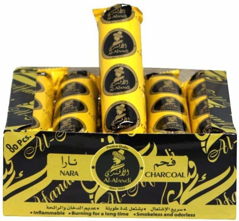 Al-Fandi Hookah Charcoals  (Pack of 5)