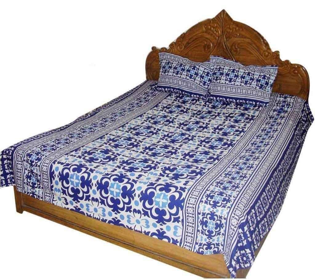 PAKIZA Double Size Cotton Bed Sheet Set