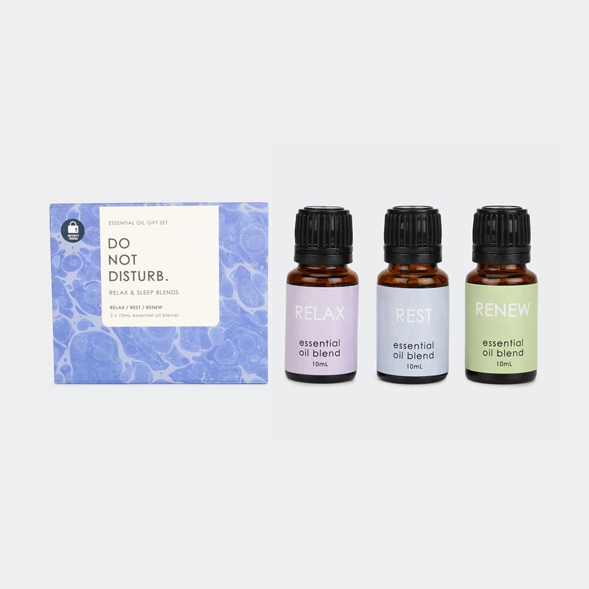 3 Pack Do Not Disturb Relax and Sleep Essential Oil Blend Gift Set 30ml