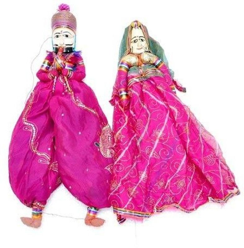 Arty Crafty Decorative Showpiece - 45 cm  (Wood, Pink)