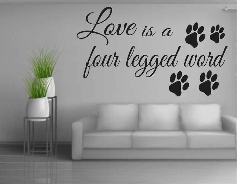 Decor studio 98 cm Love quote Black wall decal sticker for home décor wall sticker Reusable Sticker  (Pack of 1)