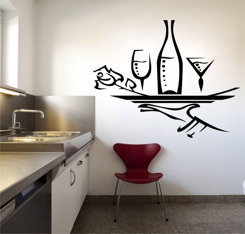 Mywall 60 cm Wall Sticker for Living Room/Bedroom/Office , PVC Vinyl Sticker(60 Cm X 61 Cm) Removable Sticker  (Pack of 1)