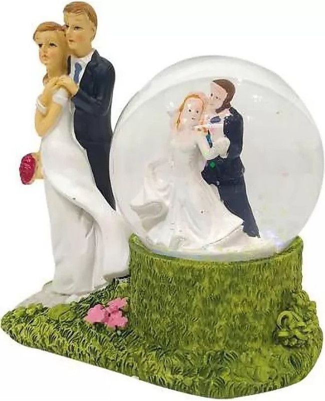 Aneja Gifts Decorative Showpiece - 11.5 cm  (Polyresin, Green)