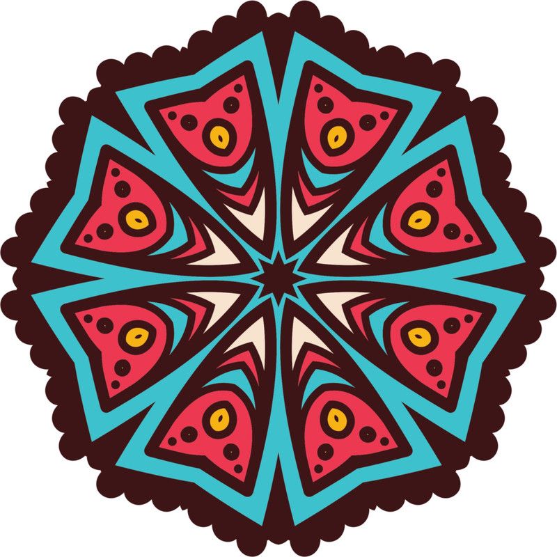 Lakshit Enterprises 38 cm Diwali Special - Rangoli For Diwali Decoration Floor Sticker Self Adhesive Sticker  (Pack of 1)