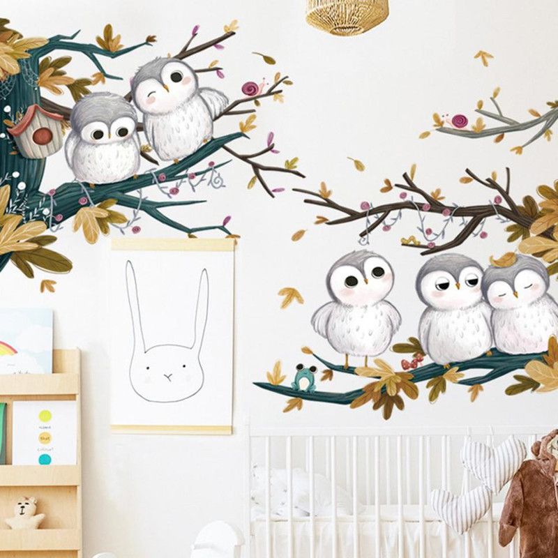 JAAMSO ROYALS 78 cm JAAMSO ROYALS Cartoon Animal Design Vinyl Home Décor Wall Sticker Self Adhesive Sticker  (Pack of 1)