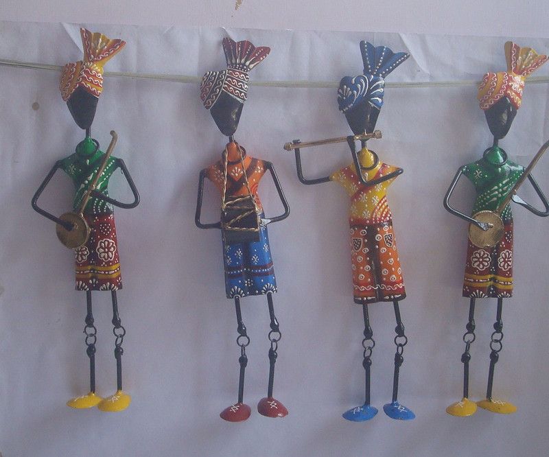 chamunda Decorative Showpiece - 36 cm  (Iron, Multicolor)