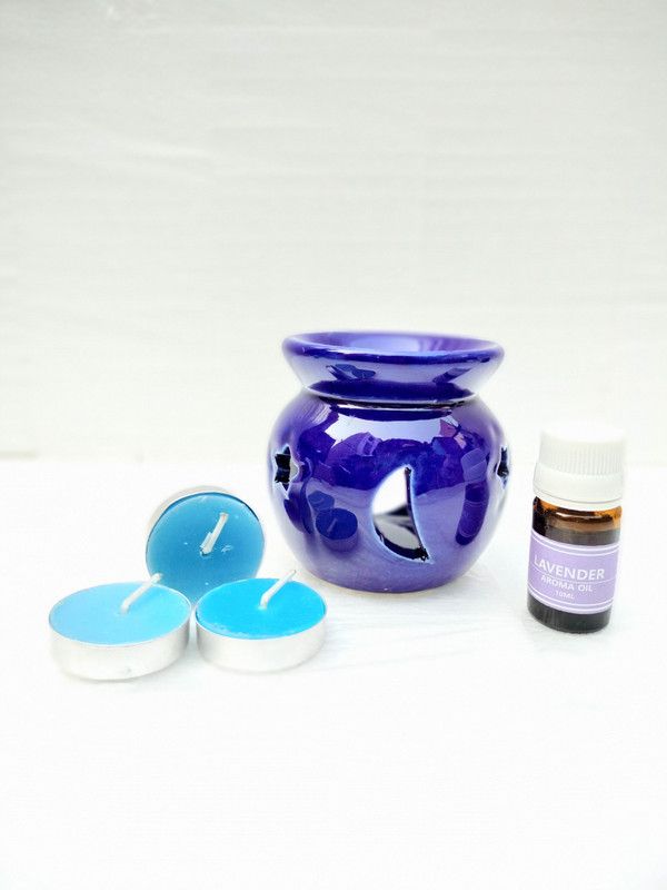 HOMEDECOR lavender Aroma Oil, Diffuser Set  (5 x 90 g)