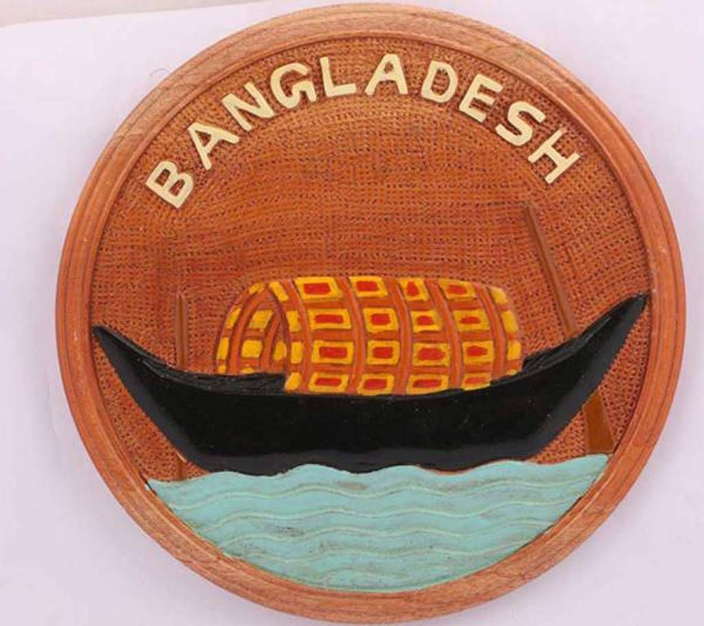 Hand Crafted Wooden Boat Show Piece