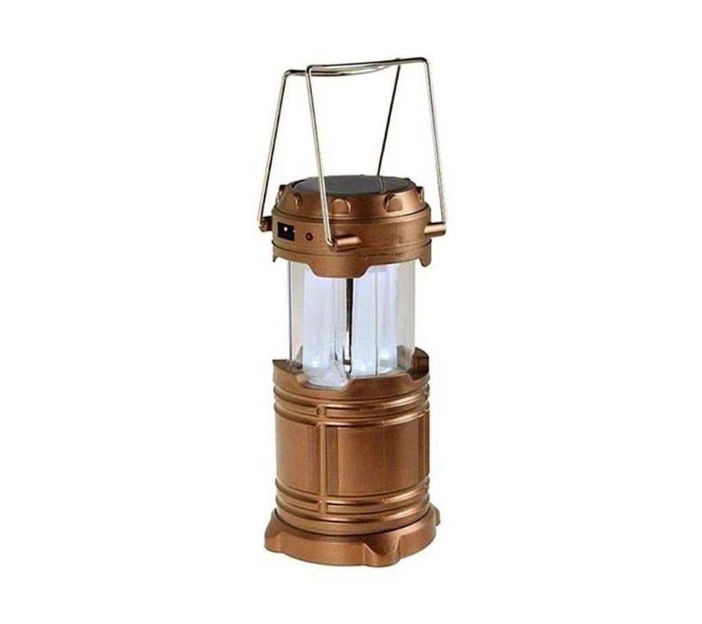 Rechargeable Solar Lamp & Power Bank - Golden