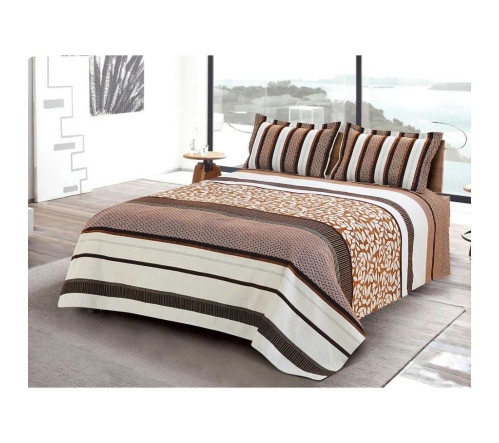 Jacquard Woven Double Size Bedcover - Brown by Ivoryniche