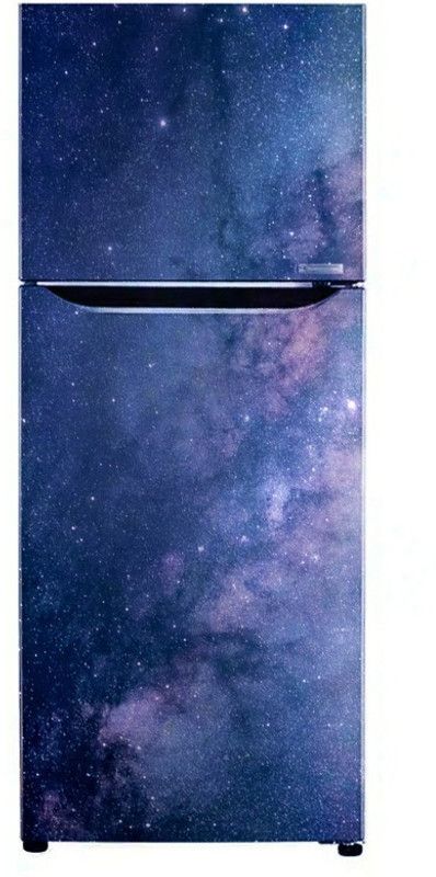 Advait Designs 60 cm Advait Designs Abstract space galaxy star Fridge wallpaper poster Adhesive Vinyl Sticker Fridge wrap Decorative sticker (pvc vinyl covering area 60cm X 160cm ) Self Adhesive Sticker  (Pack of 1)