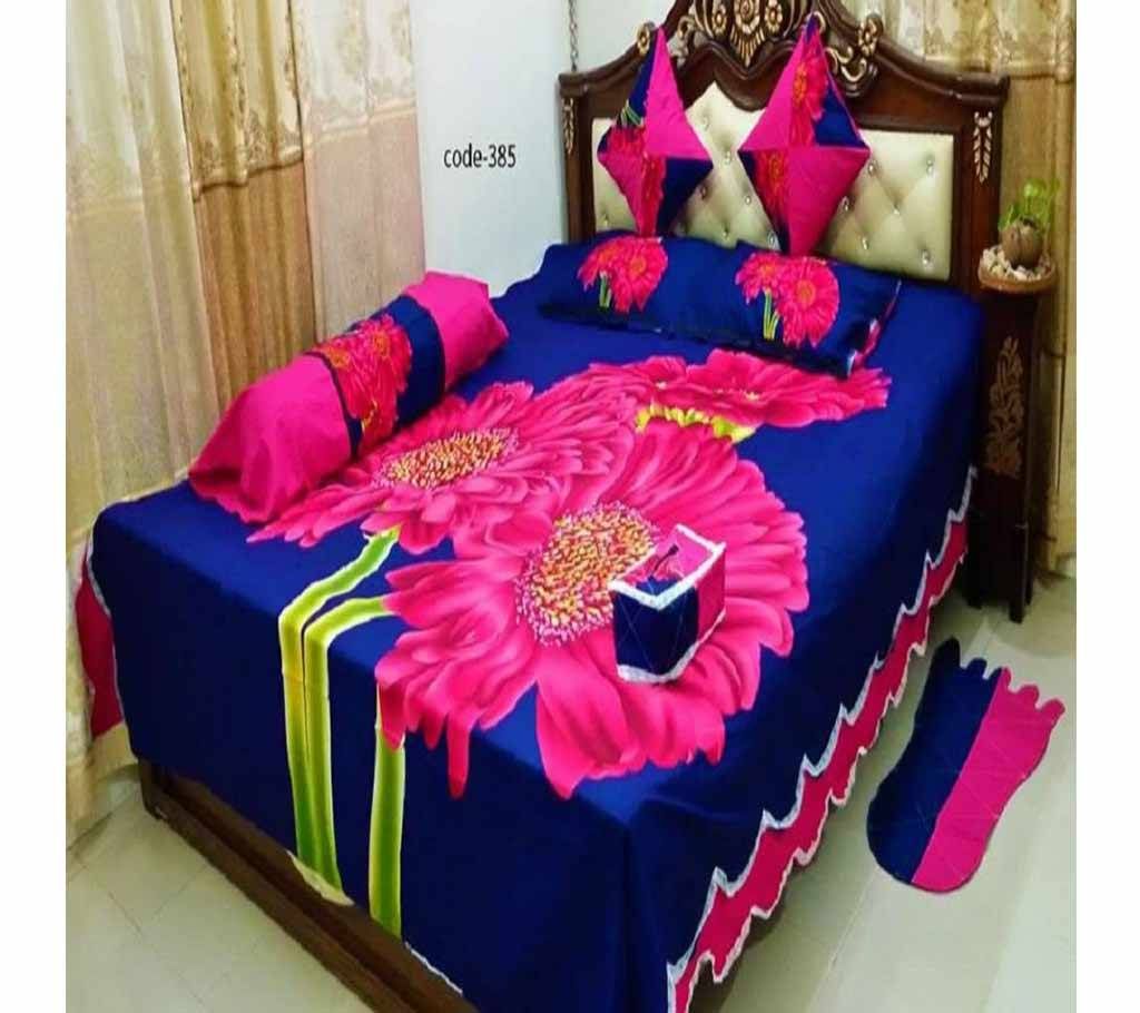 8 Piece Double Size Bed sheet    385
