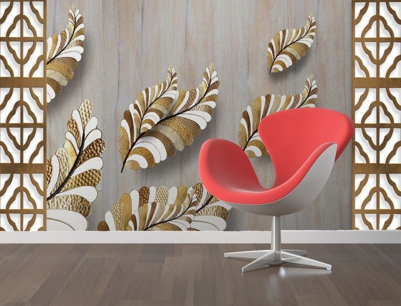 Creative Wall Decorative Gold Wallpaper  (190 cm x 40 cm)