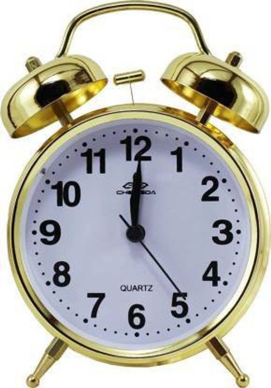 TinyTales Analog Gold Clock