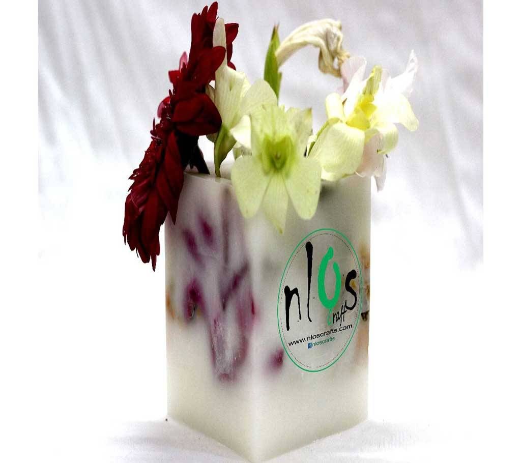 Wax flower vase-08