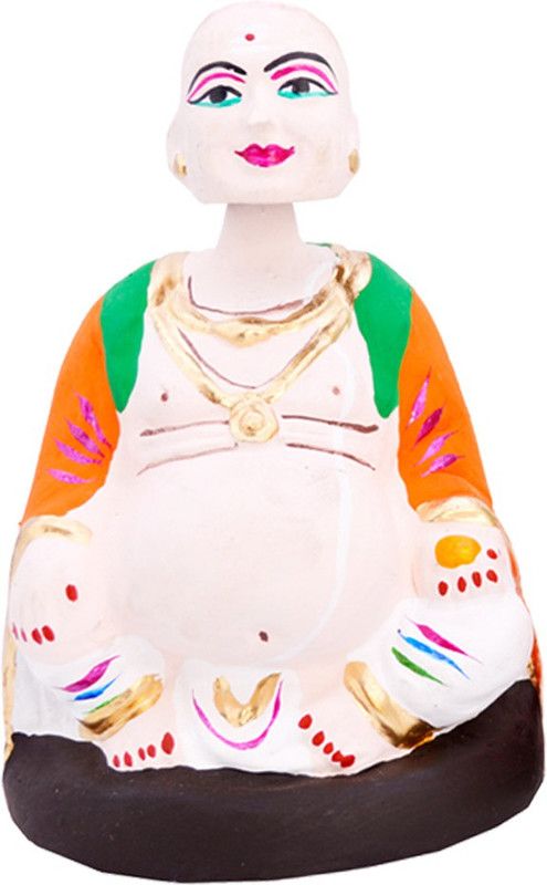 Santarms Decorative Showpiece - 20 cm  (Paper Mache, Multicolor)